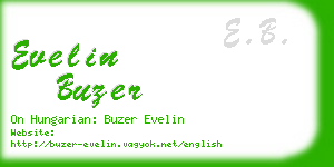 evelin buzer business card